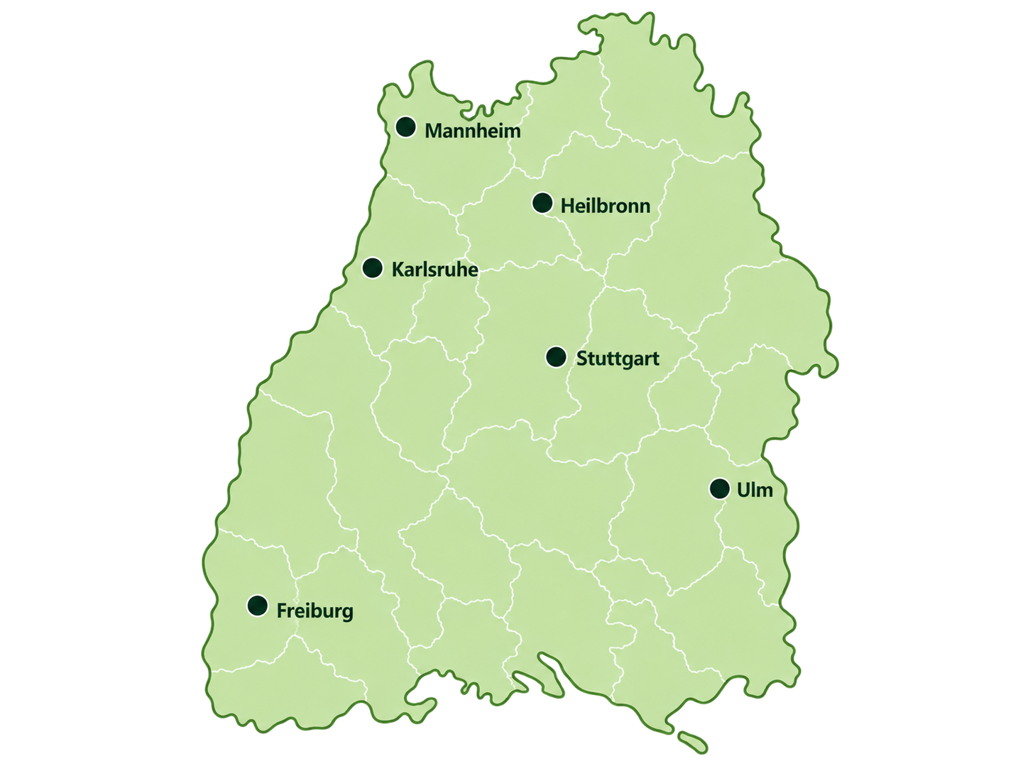 Karte Baden-Württemberg