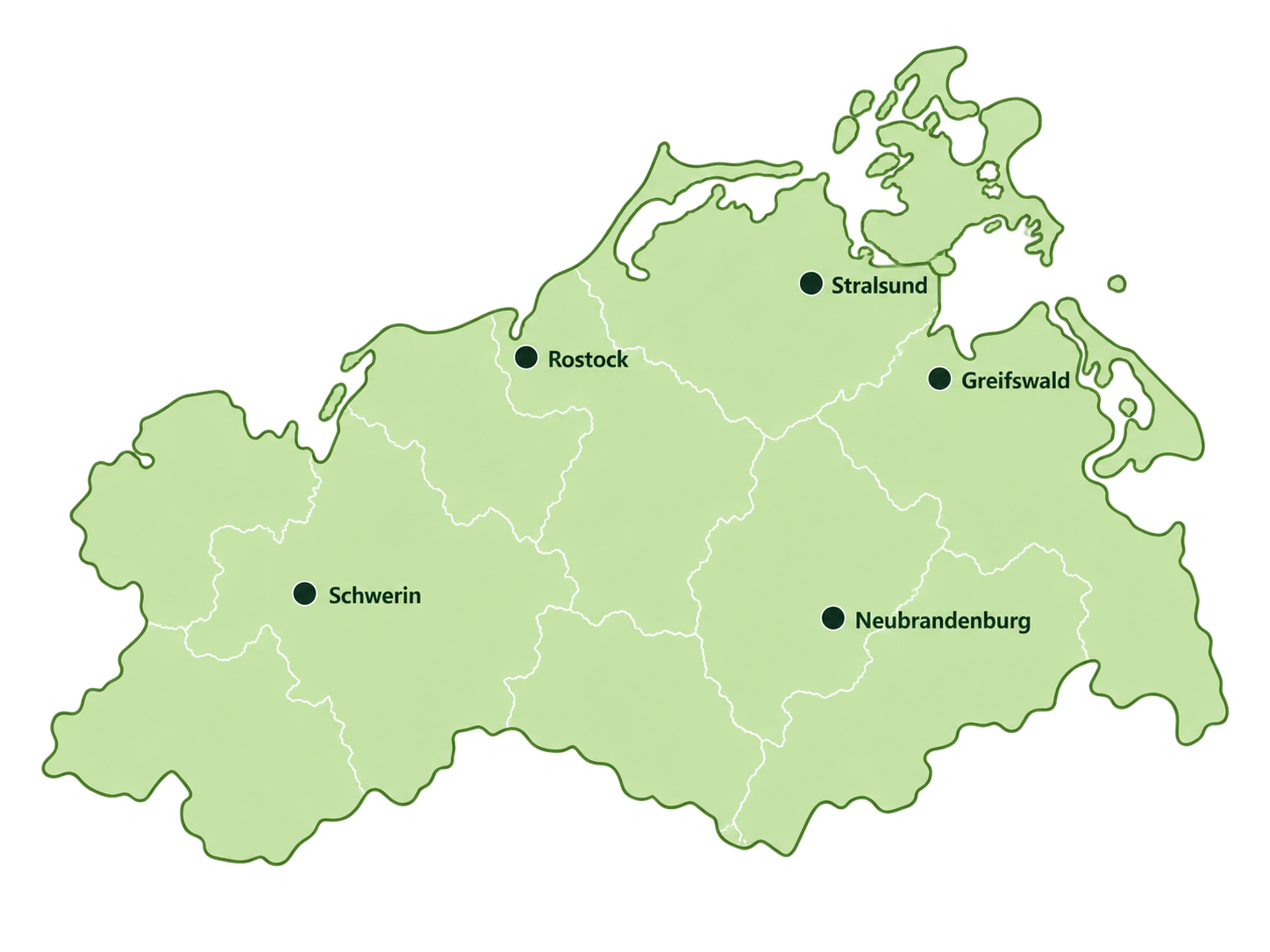 Karte Mecklenburg-Vorpommern
